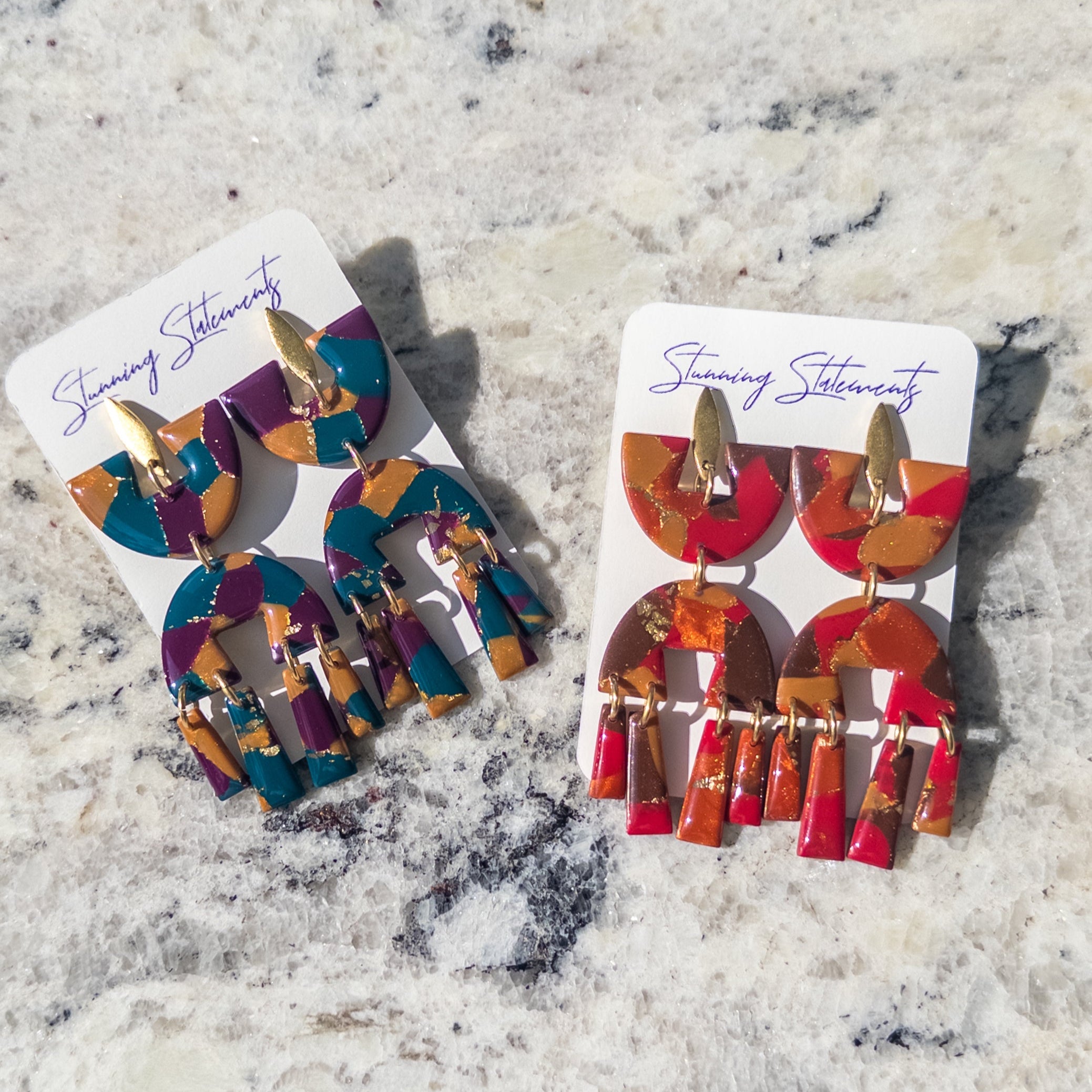 Karina Multicolored Dangle Earrings