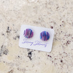 Amara Translucent Stud Earrings