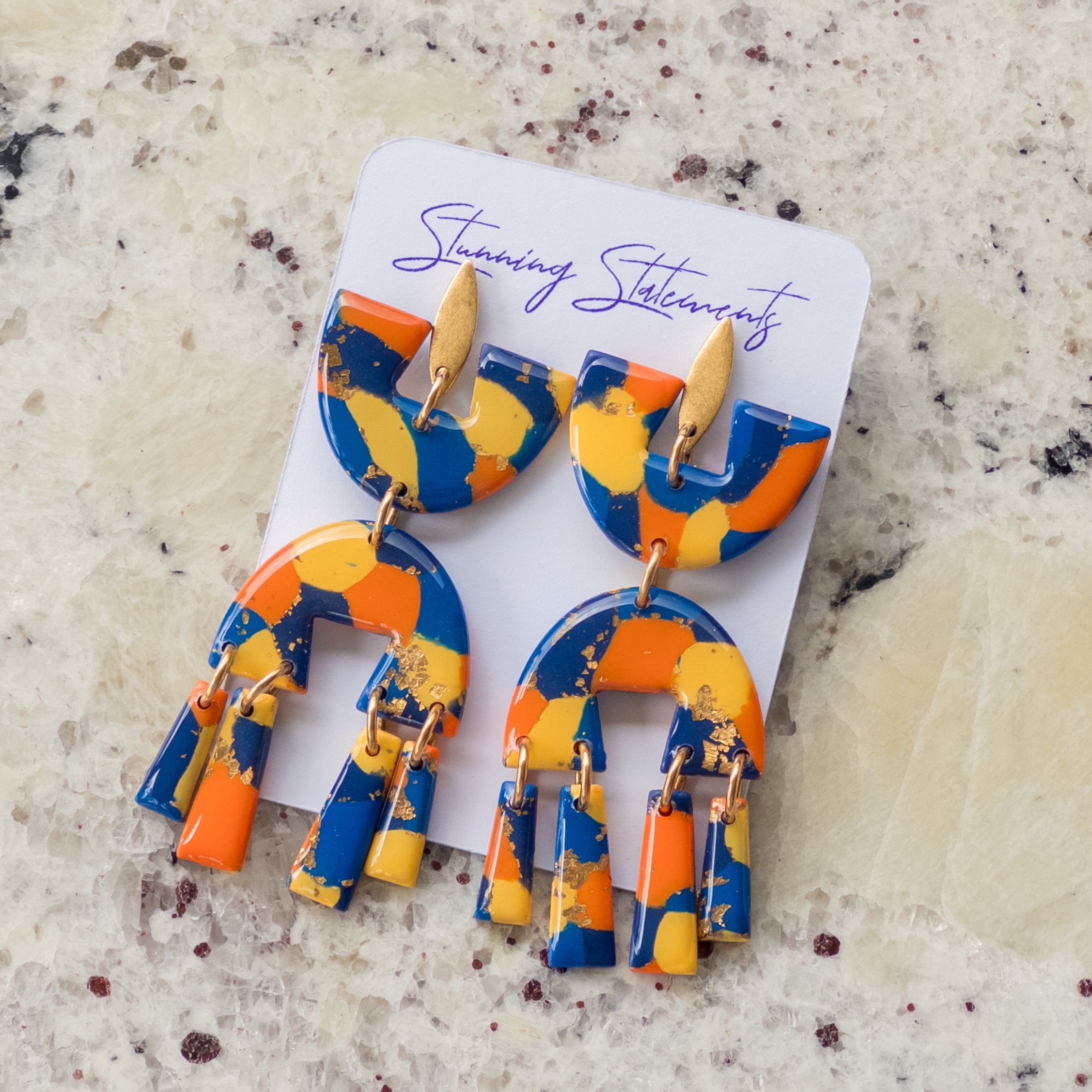 Karina Multicolored Dangle Earrings