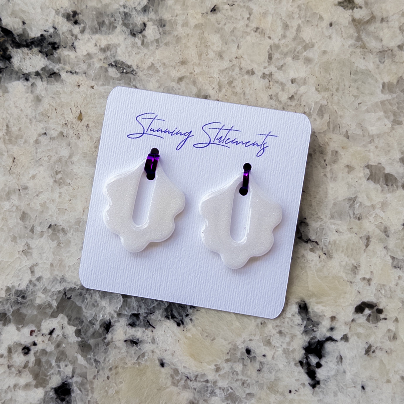 Celeste Hoop Scallop Earrings