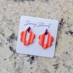 Celeste Hoop Scallop Earrings