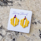 Celeste Hoop Scallop Earrings
