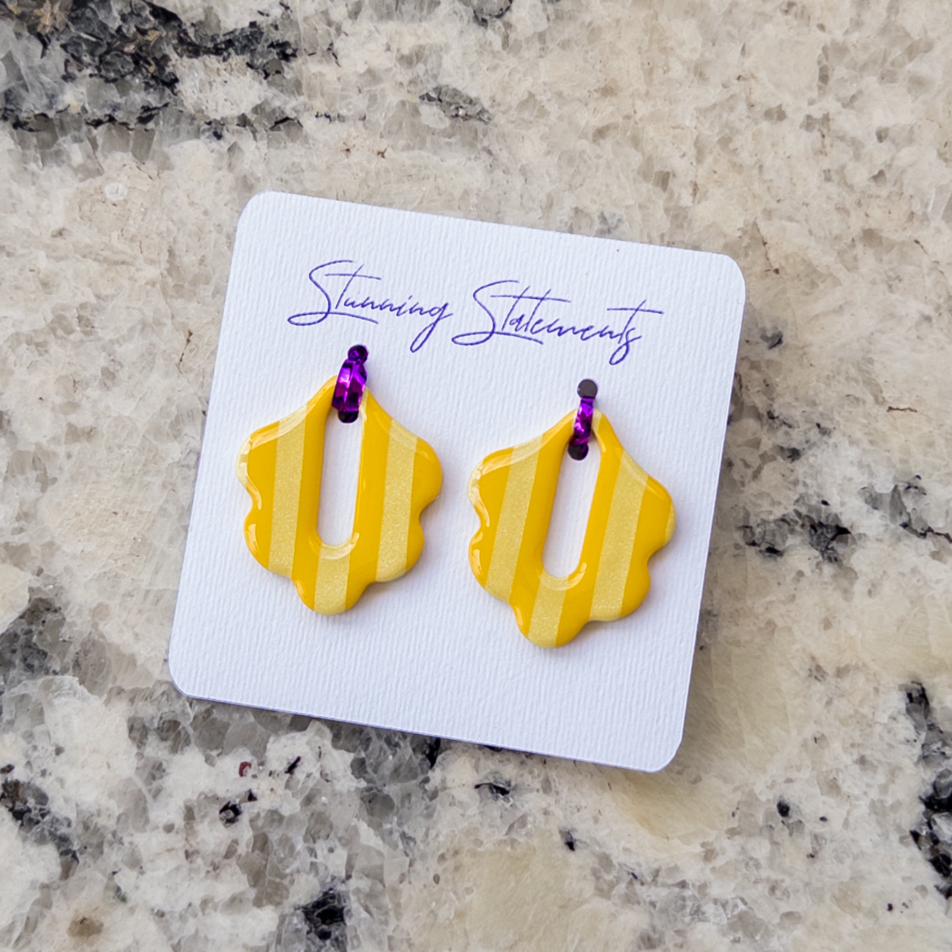 Celeste Hoop Scallop Earrings
