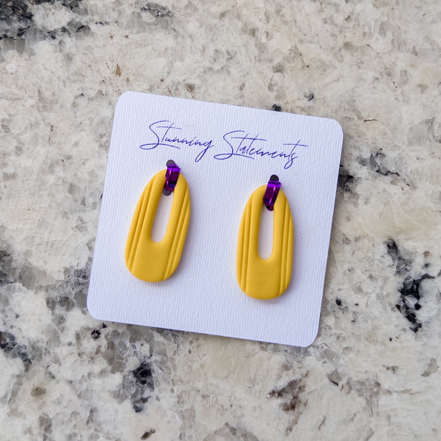 Celeste Hoop Oval Earrings