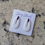 Celeste Hoop Oval Earrings
