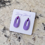 Celeste Hoop Oval Earrings