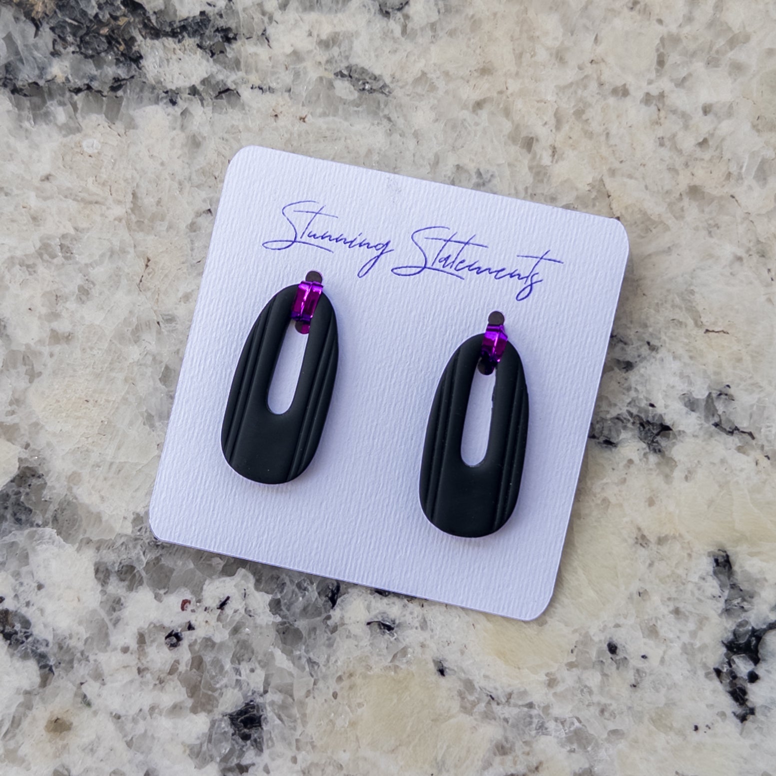 Celeste Hoop Oval Earrings
