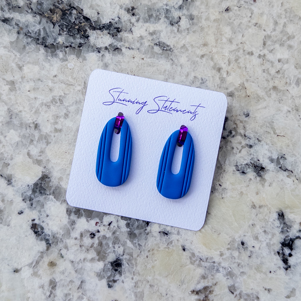 Celeste Hoop Oval Earrings