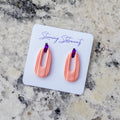 Celeste Hoop Oval Earrings