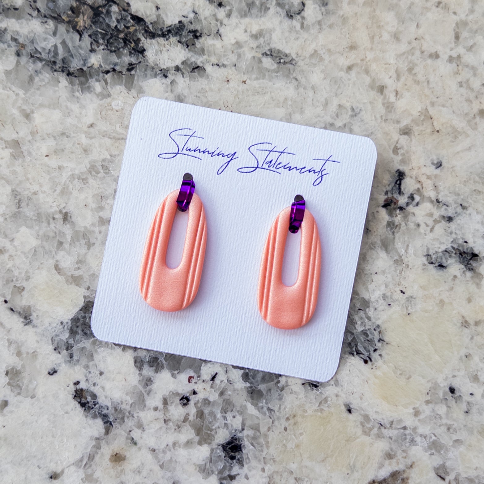 Celeste Hoop Oval Earrings