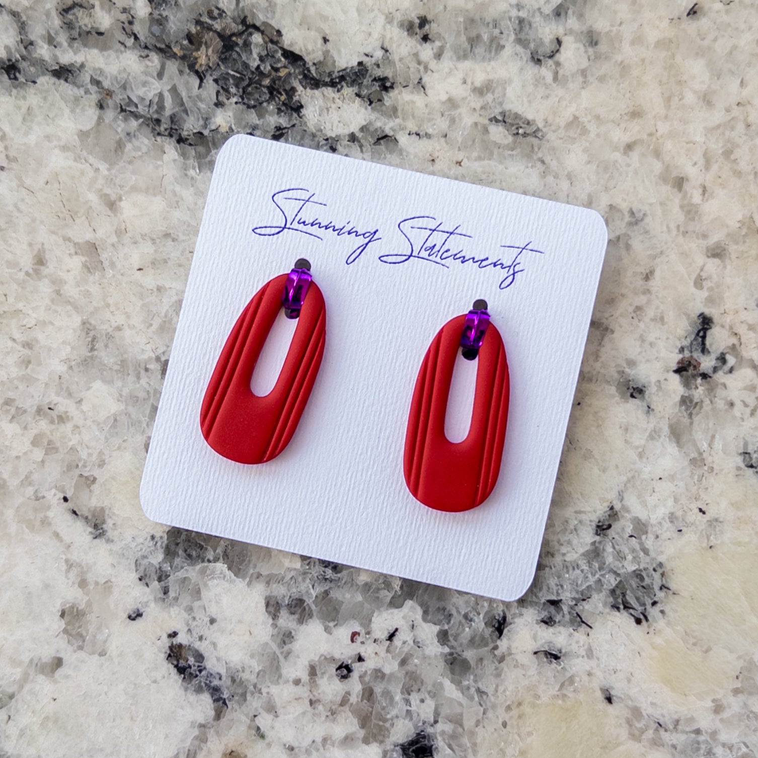 Celeste Hoop Oval Earrings