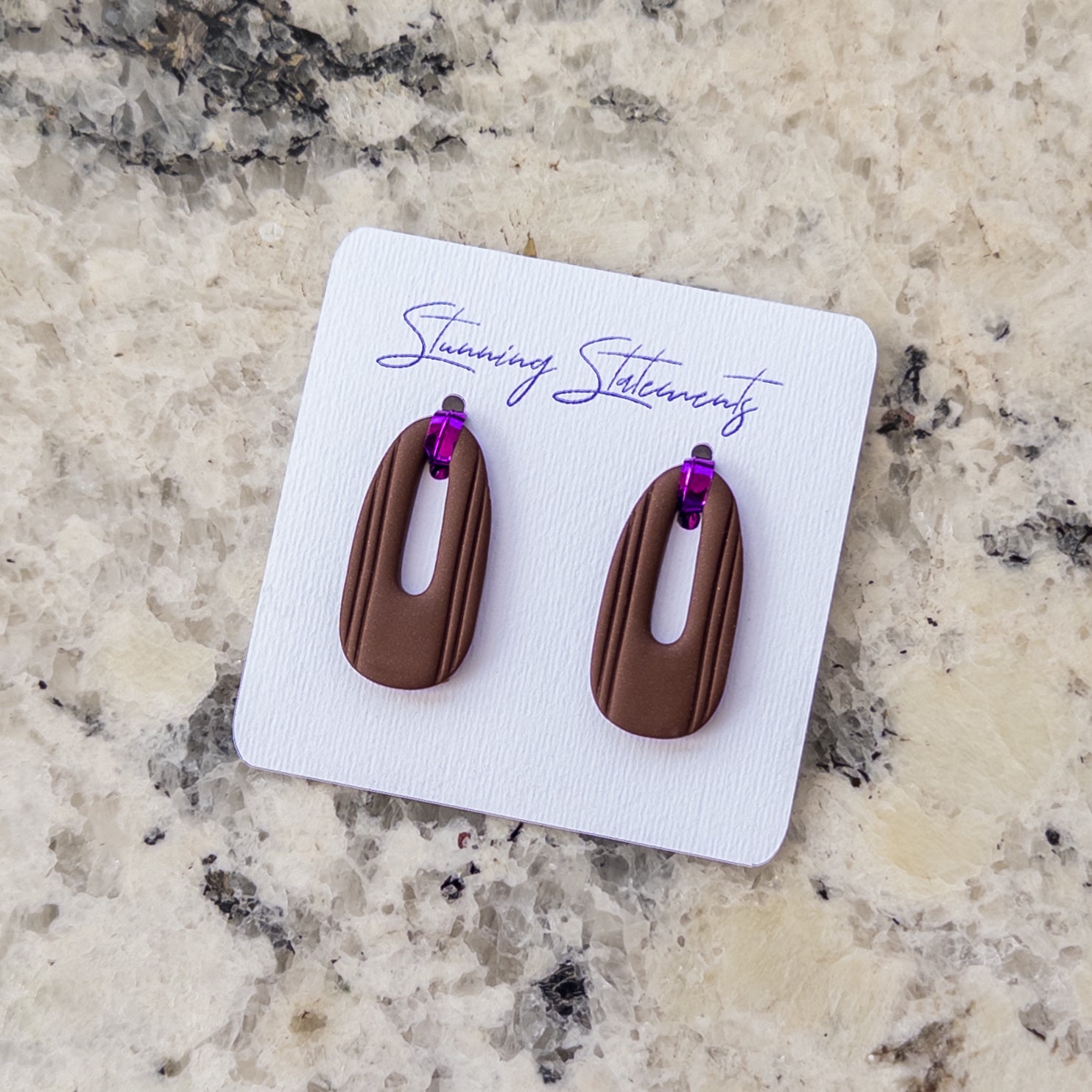 Celeste Hoop Oval Earrings