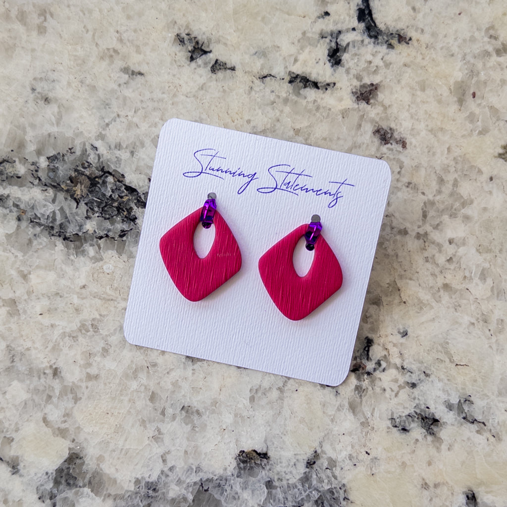 Celeste Hoop Diamond Earrings