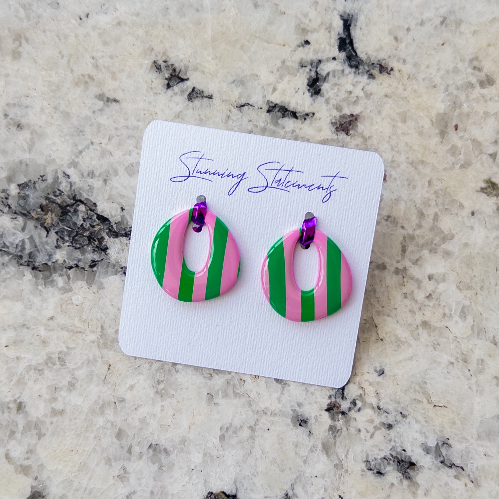 Celeste Hoop Circle Earrings