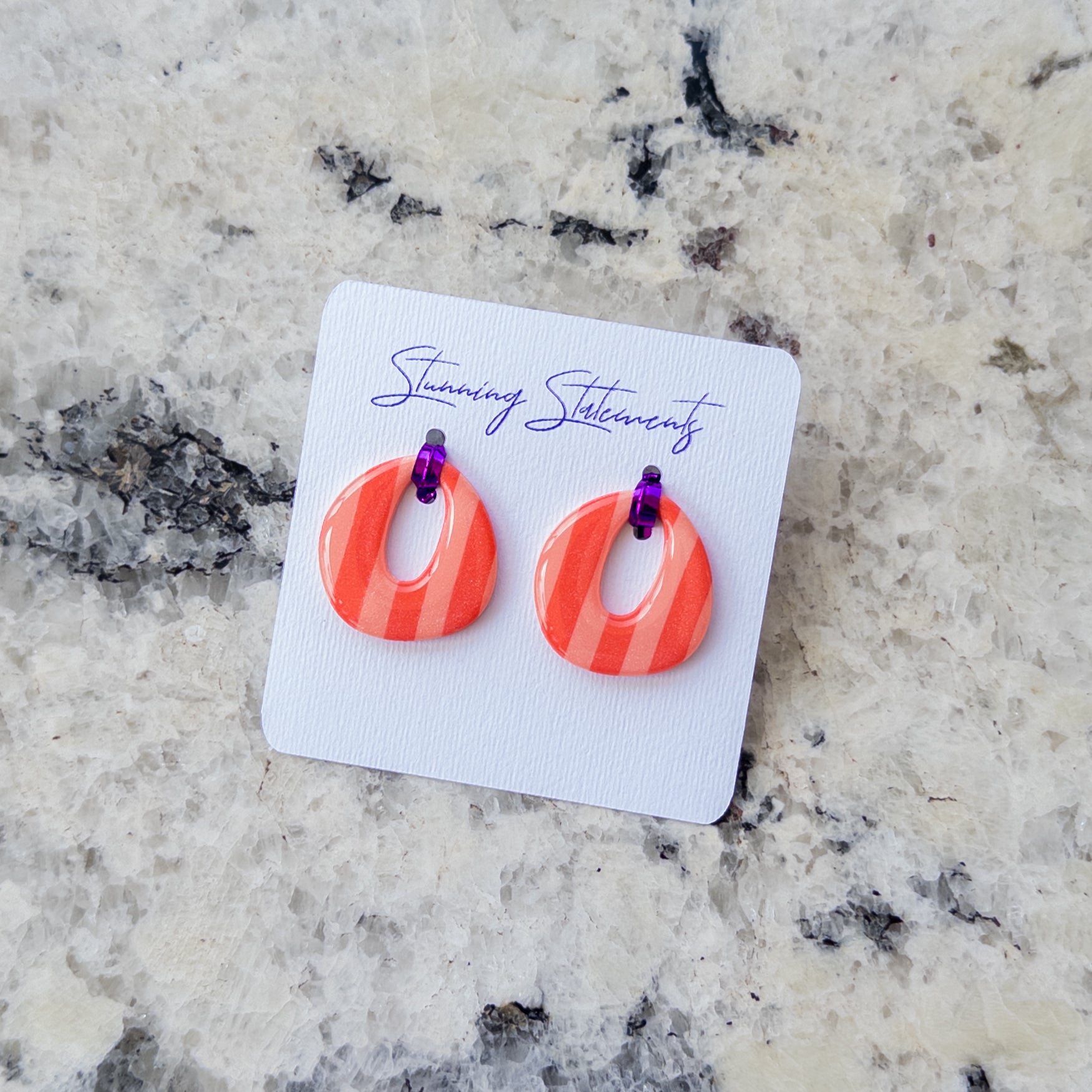 Celeste Hoop Circle Earrings