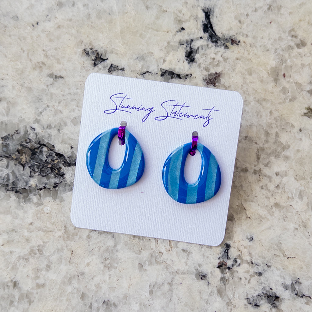 Celeste Hoop Circle Earrings