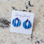 Celeste Hoop Circle Earrings