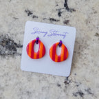 Celeste Hoop Circle Earrings