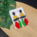 Juneteenth Ember Dangle Earrings
