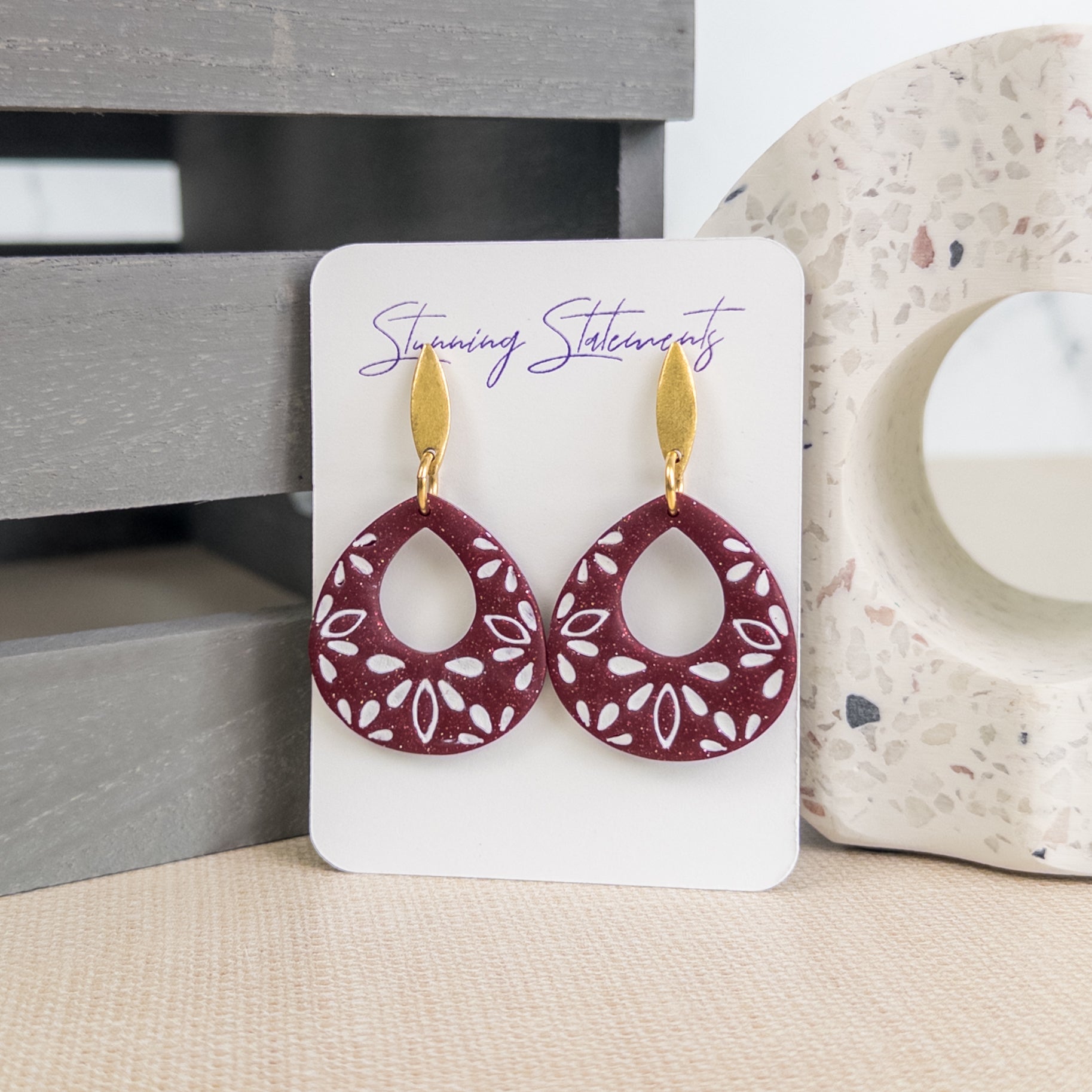 Custom Gameday Emma Earrings