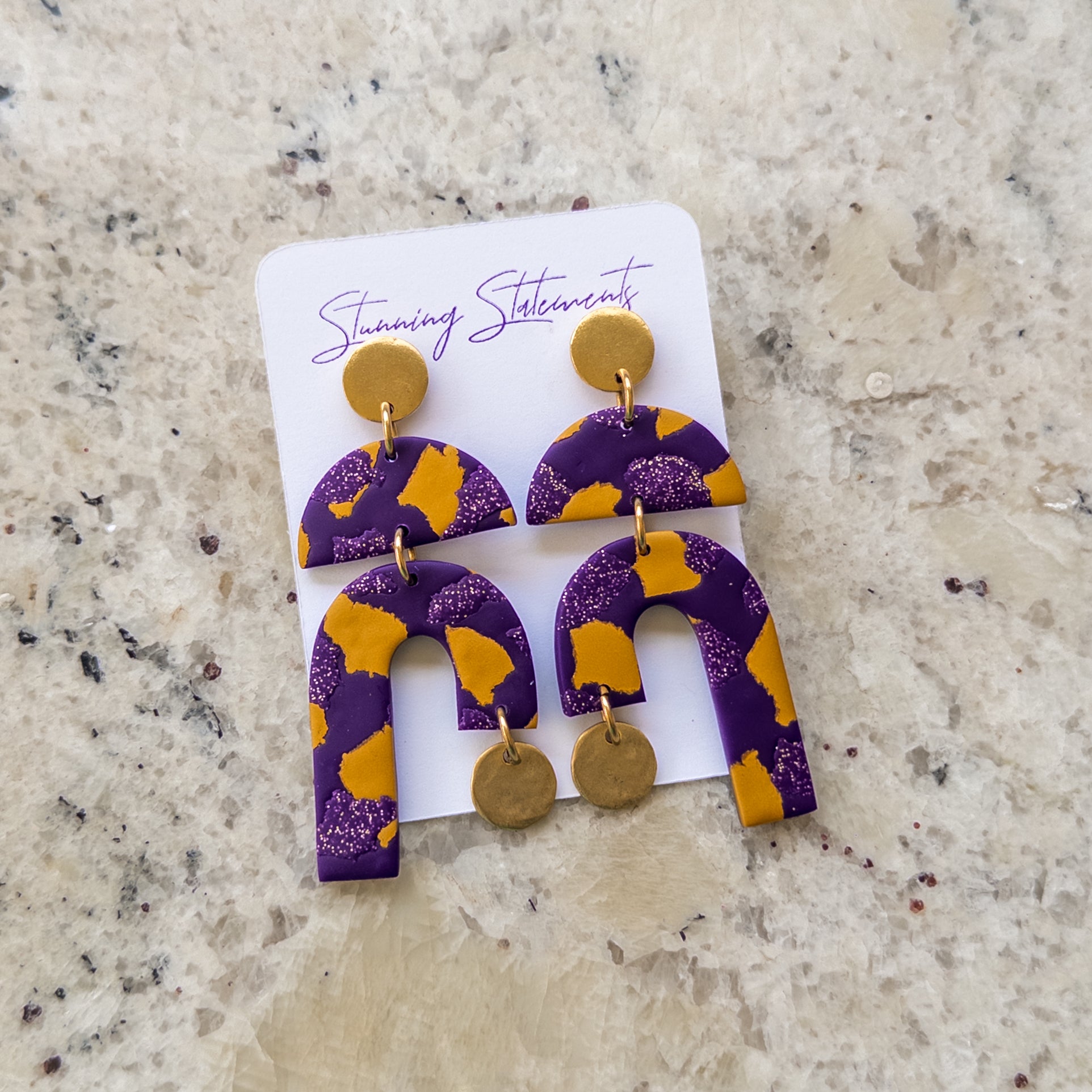 Custom Gameday Alyssa Earrings