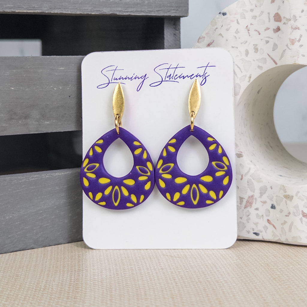 Custom Gameday Emma Earrings