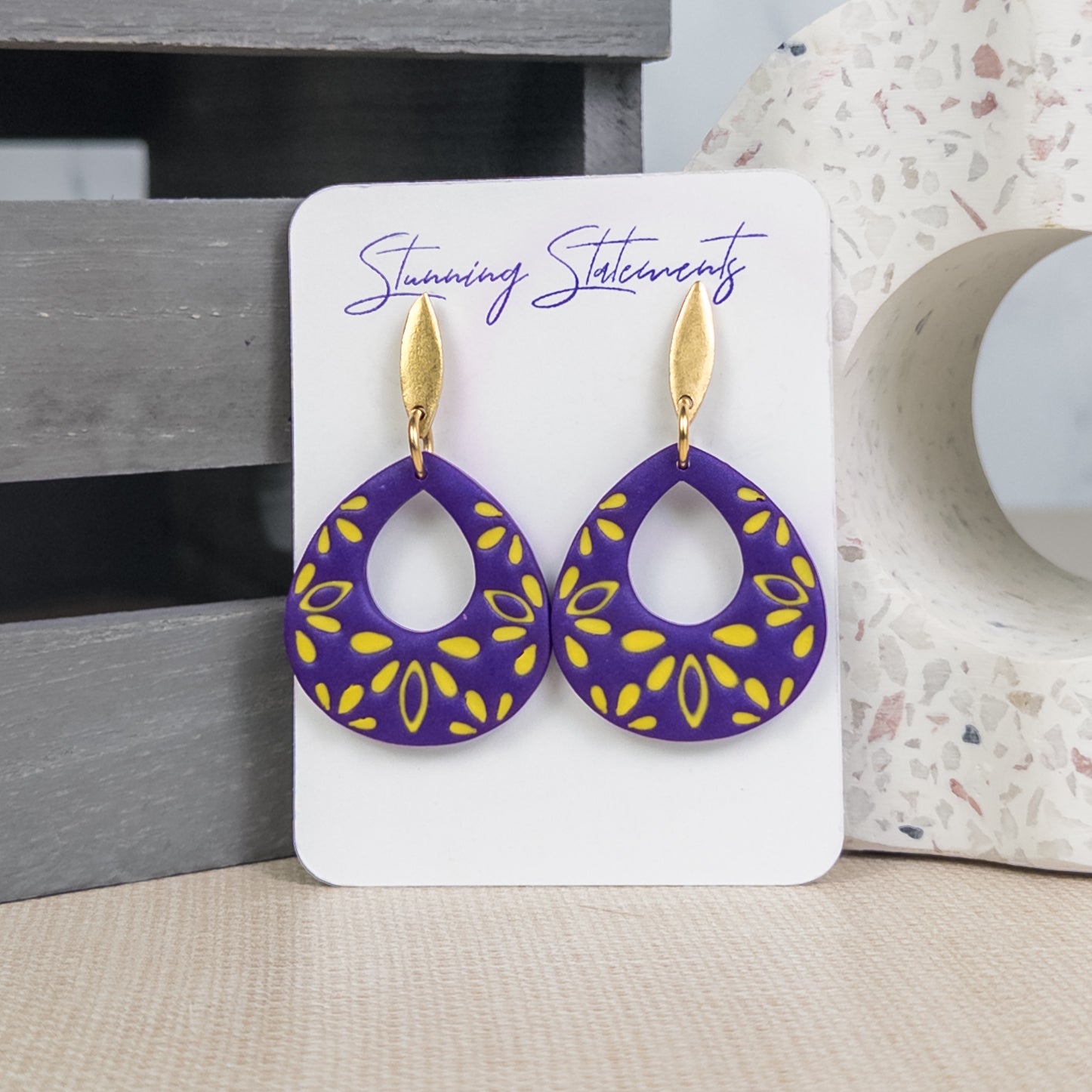 Custom Gameday Emma Earrings