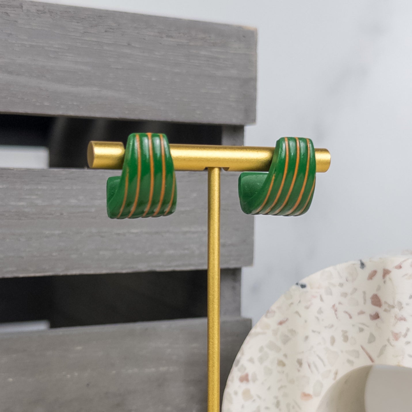 Custom Gameday Huggie Earrings