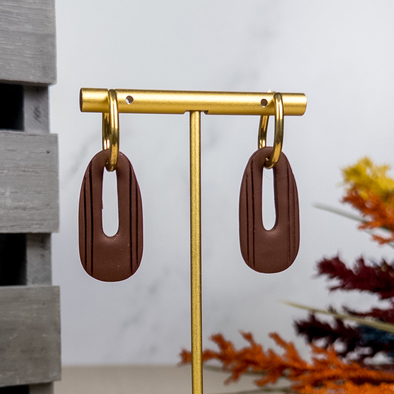Celeste Interchangeable Hoop Oval Earrings