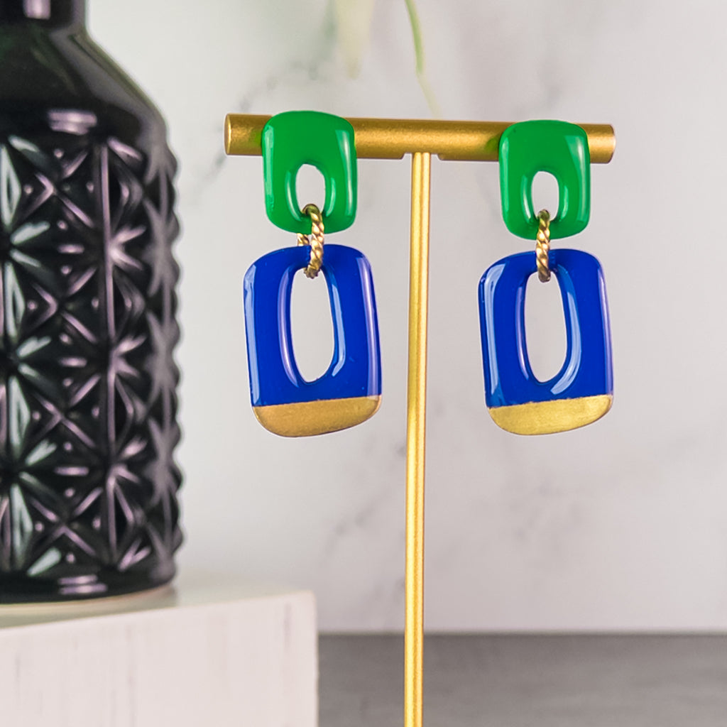 Brooke Square Dangle Earrings