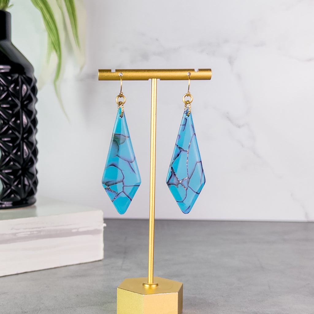 Journee Faux Turquoise Earrings