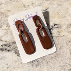 Brooke Rectangle Dangle Earrings