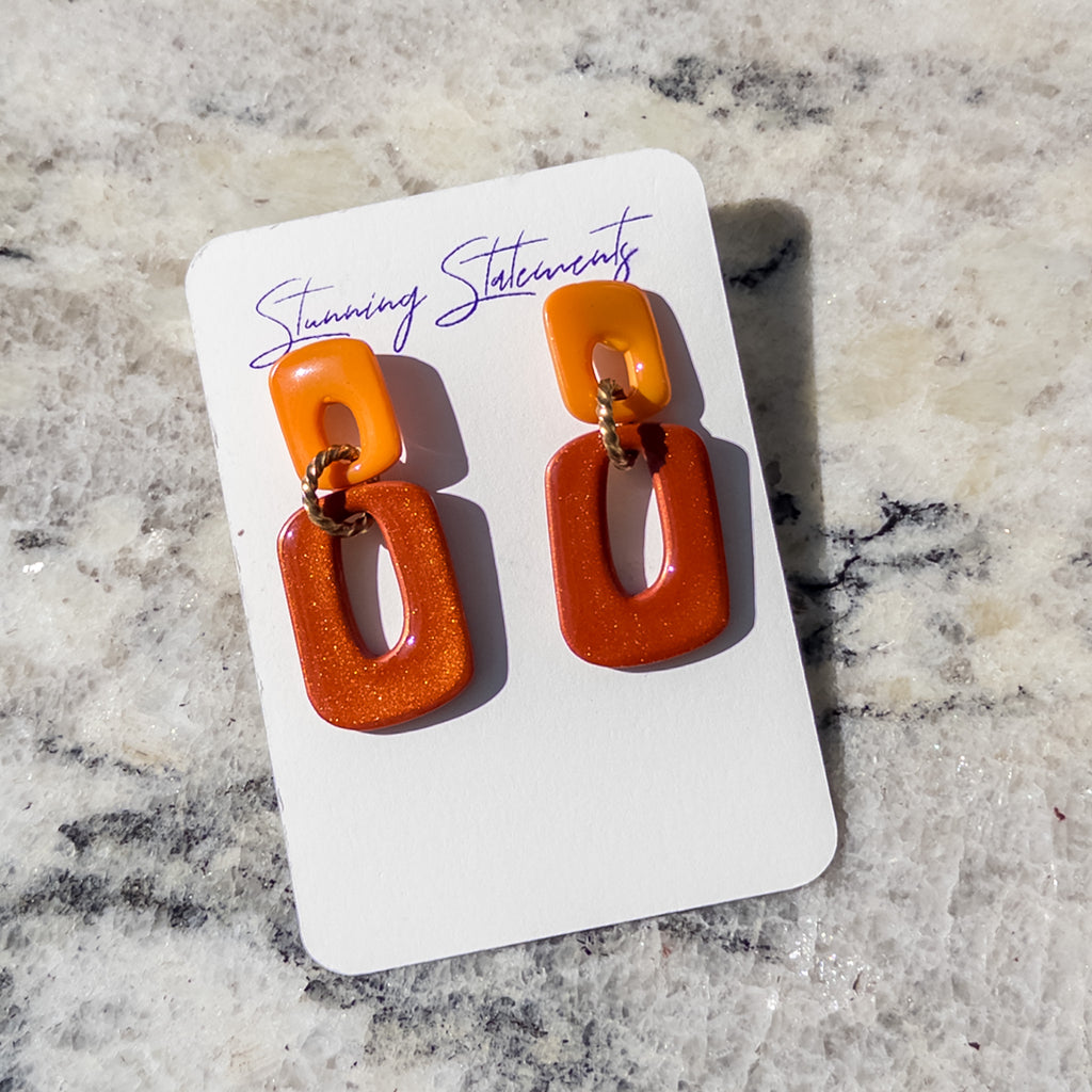 Brooke Square Dangle Earrings