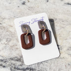 Brooke Square Dangle Earrings