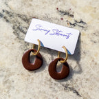 Celeste Hoop Circle Earrings