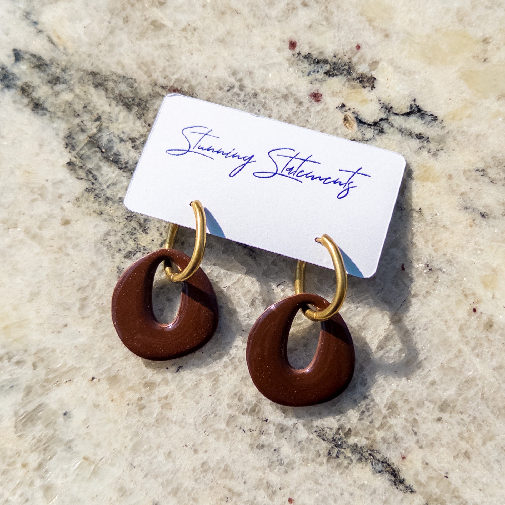 Celeste Interchangeable Hoop Circle Earrings