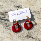 Celeste Hoop Circle Earrings