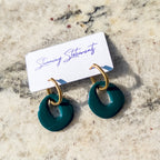 Celeste Hoop Circle Earrings