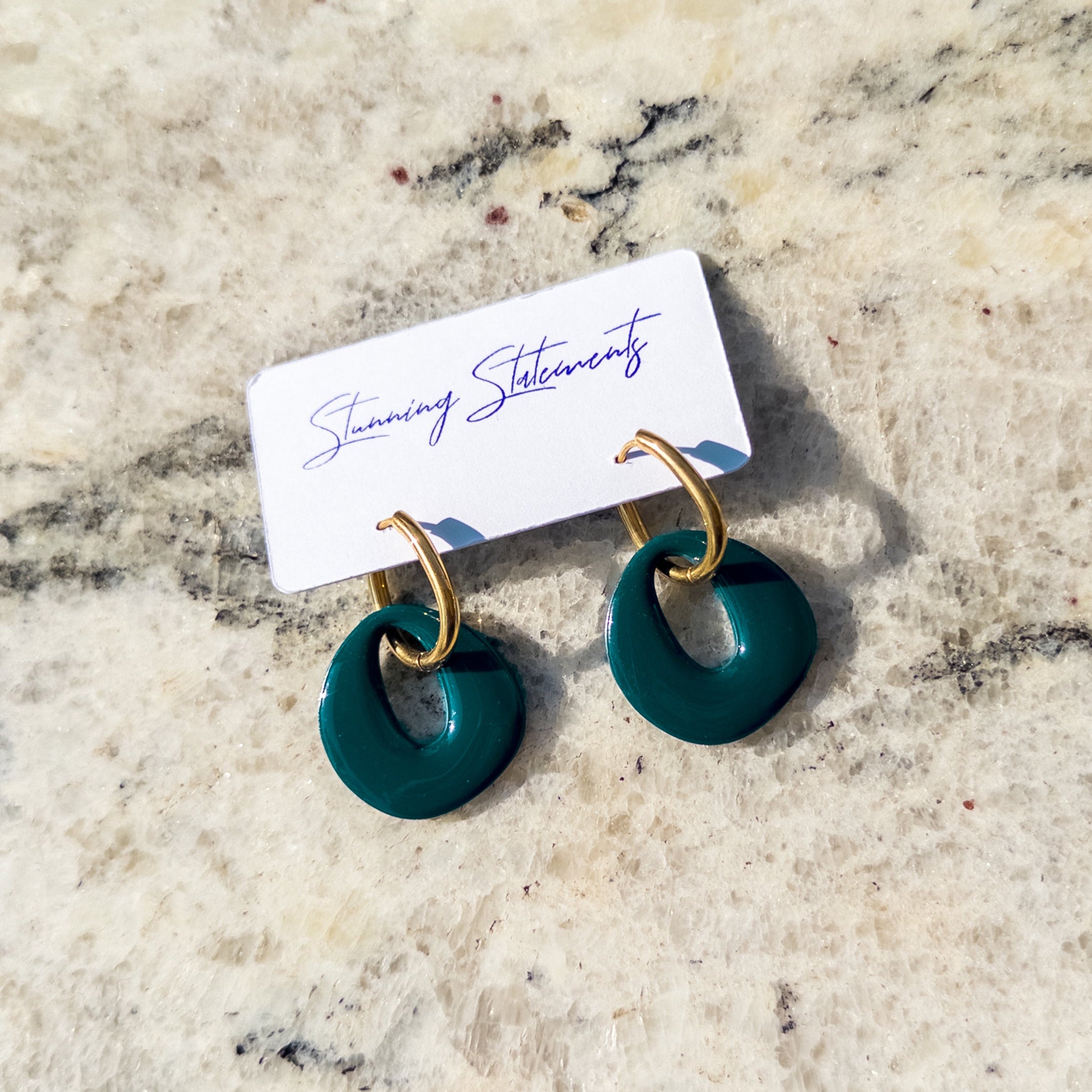 Celeste Interchangeable Hoop Circle Earrings