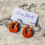 Celeste Hoop Circle Earrings