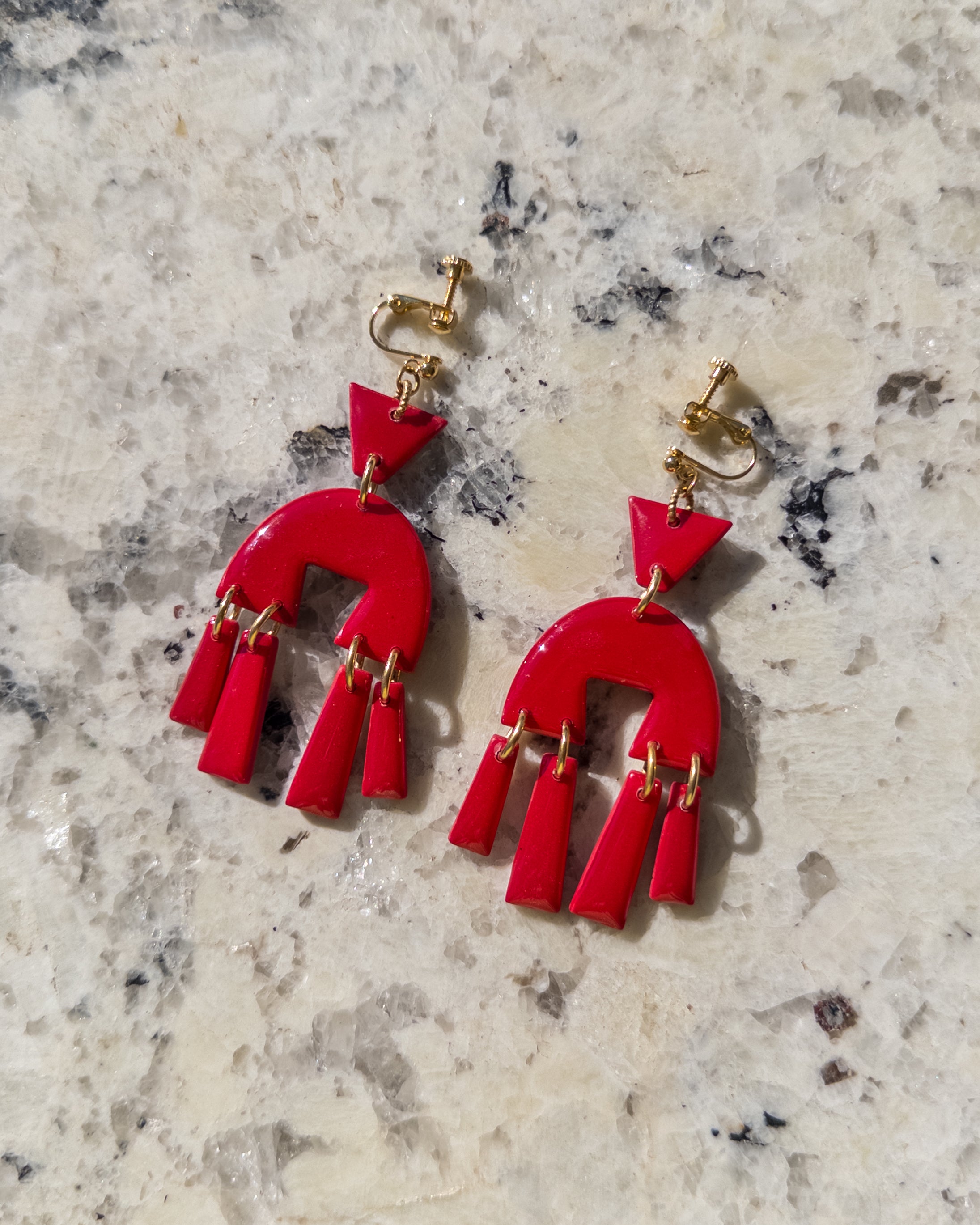 Naima Clip-On Dangle Earrings
