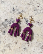 Naima Clip-On Dangle Earrings