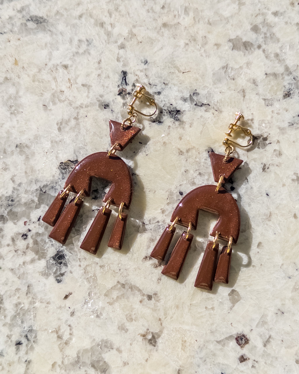 Naima Clip-On Dangle Earrings