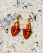 Brooke Clip-On Triangle Dangle Earrings