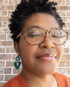 Brooke Clip-On Triangle Dangle Earrings