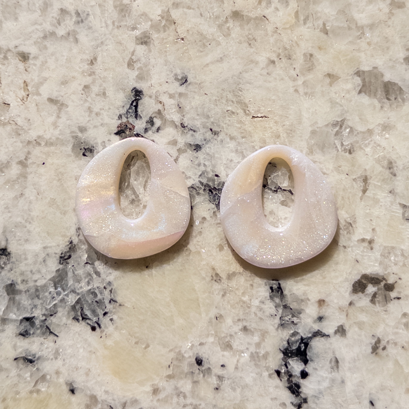 Celeste Hoop Circle Earrings