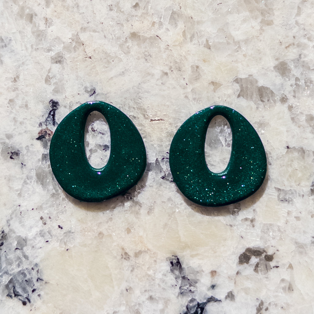 Celeste Hoop Circle Earrings