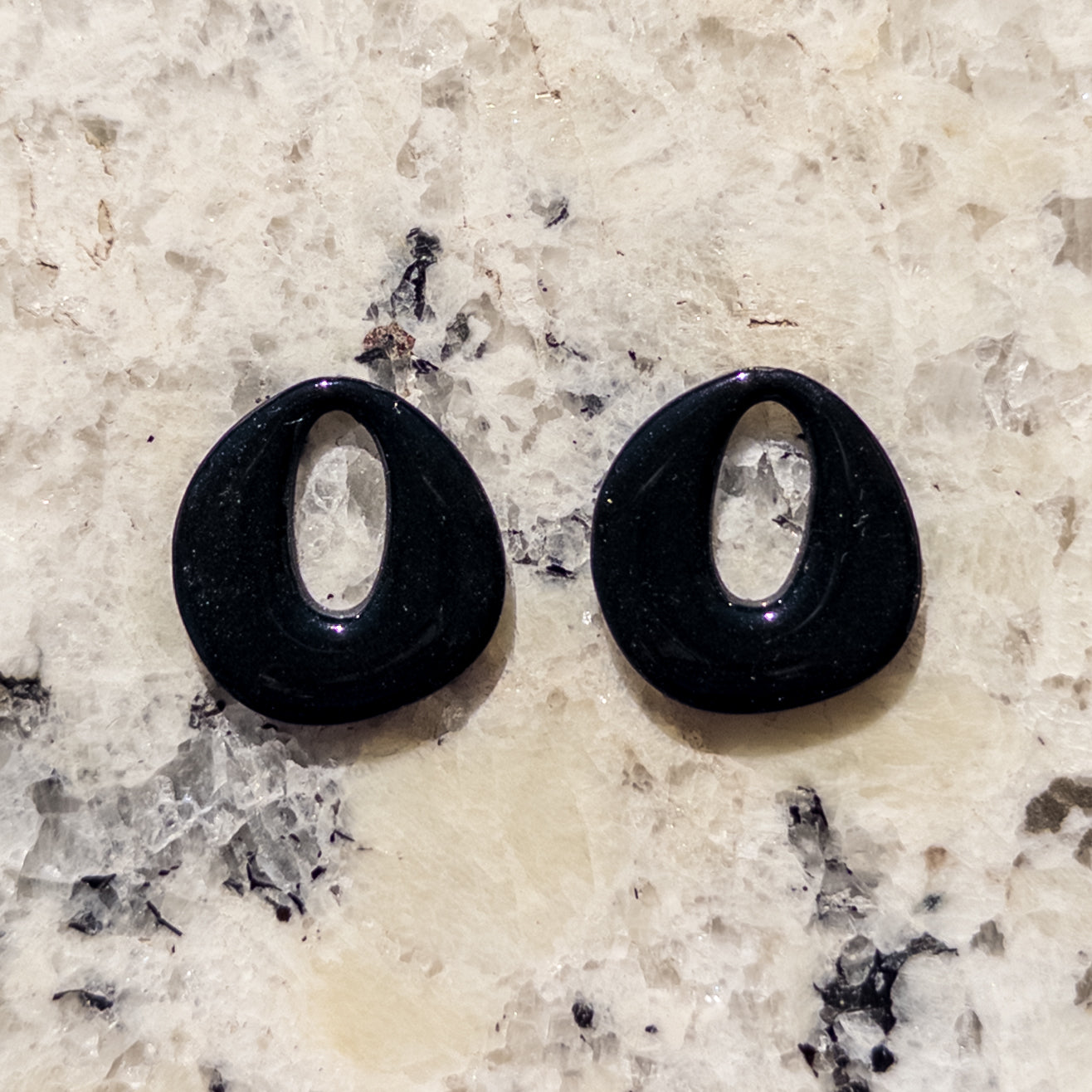 Celeste Hoop Circle Earrings