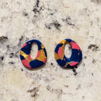 Celeste Hoop Circle Earrings