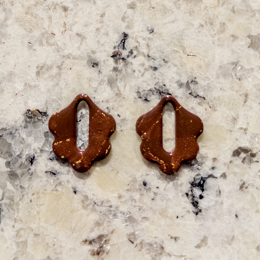 Celeste Hoop Scallop Earrings